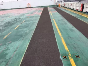 Anti-slip Deck Resurfacing on Gardenia Seaways